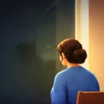 Cover illustration for women obesity insights report showing a woman reflecting on missed awareness and healthcare understanding